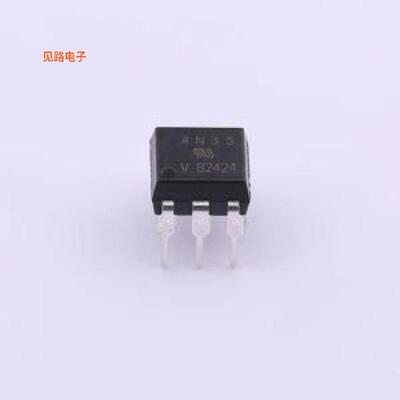4N35 -[原装OPTOISO 3.55KV TRANS W/BASE 6DIPDIP-6
