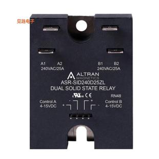 ASR-SID240D25ZL -原装[SSR RELAY SPST-NO 25A 24-280V底座安装