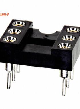 AR 06-HZL/01-TT -[全新CONN IC DIP SOCKET 6POS GOLD]