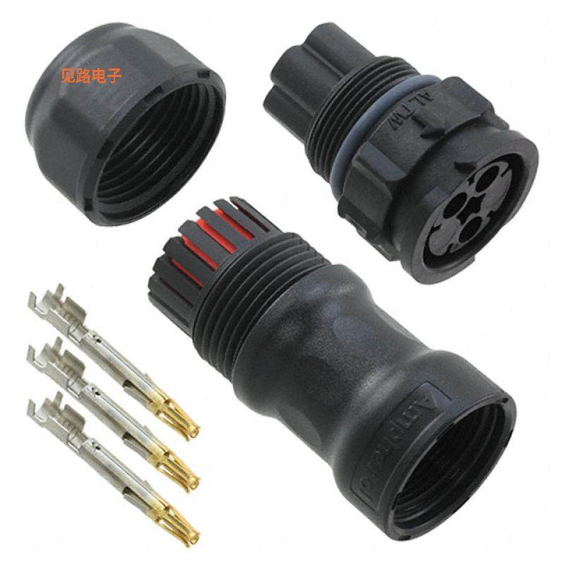 DC-03BMFA-QL8SPP -[全新CONN RCPT FMALE 3POS GOLD CRIMP]