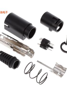 KMDLAX-5P -原装[CONN PLUG MALE MINI DIN 5POS SLD插头，公引脚