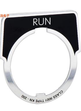 9001KN224 -[全新30MM LEGEND PLATE - RUN]