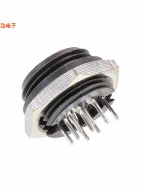 4850.2800 -原装[CONN RCPT FMALE DIN 8P SOLDER插座，母型插口