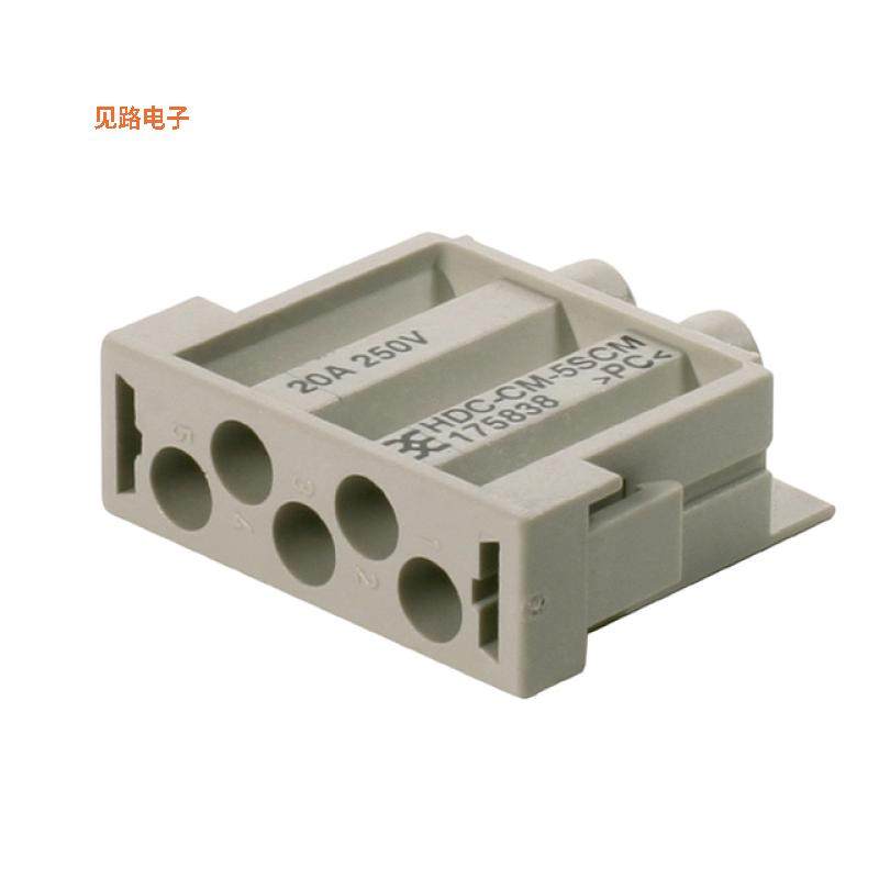 1758380000 -原装[MODULE MALE 5POS CRIMP无触头模块