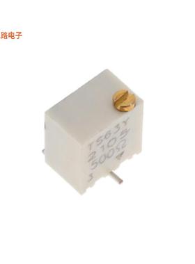 TS63Y501KT20 -原装[TRIMMER 500 OHM 0.25W GW TOP ADJ500 Ohms
