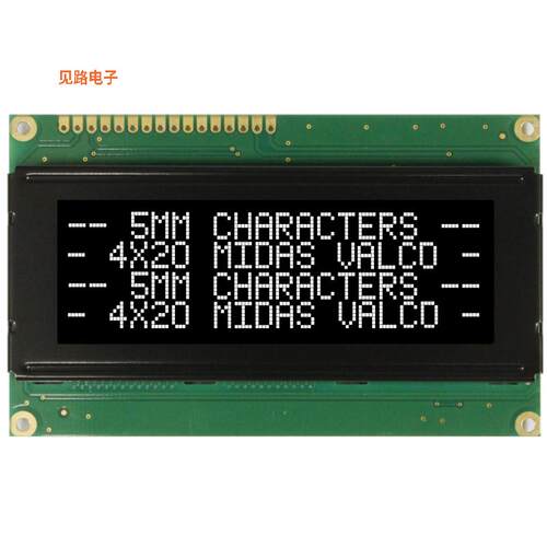 MC42005A12W-VNMLW -[全新DISPLAY, 4x20 VA LCD, White