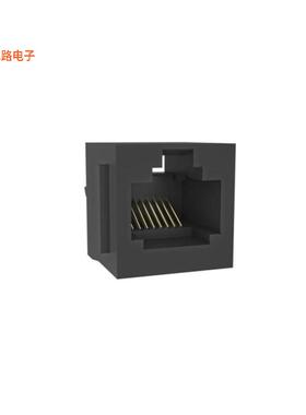 RJE08188001F -原装[SINGLE PORT, 8P8C, VERTICAL, UNS插孔