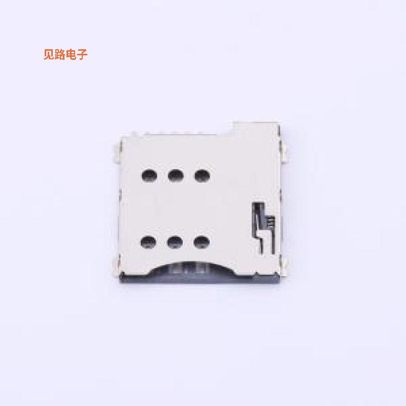 HYC13-SIM06-135B-[全新6PINSMDSIM卡连接器