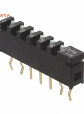 SPA06B -原装[SWITCH SLIDE DIP SPST 0.01A 20VSPST