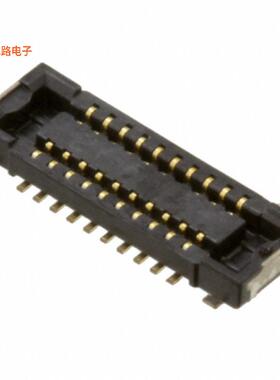 AXE520127A -原装[CONN SOCKET 20POS SMD GOLD插口，中央触点带