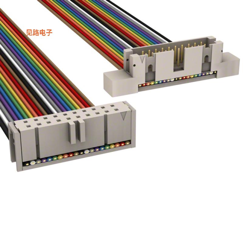 M3CWK-2036R -正品[IDC CABLE - MKC20K/MC20M/MPL20K插口至插头