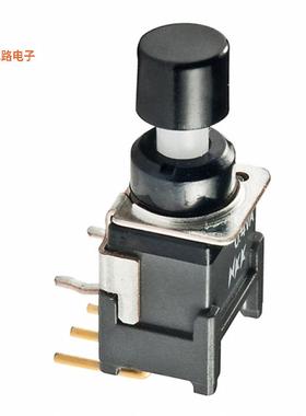 BB15AH-FA -原装[SWITCH PUSH SPDT 0.4VA 28V通孔，直角