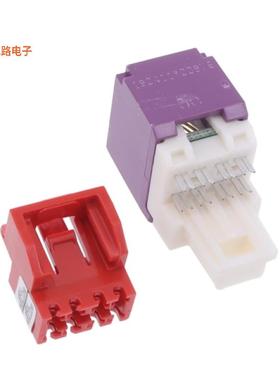 CJ5E88TVL -原装[MINI-COM MODULE, CAT 5E, UTP, 8插孔