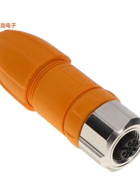 EVC814 -原装[CONN WIREABLE FEM M12 ECOLINK插头，母插口