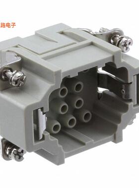 HEE-010-M -原装[INSERT MALE 10POS+1GND HEE-010-M无触头嵌件