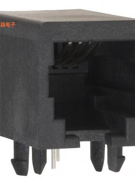 0432024101 -原装[CONN MOD JACK 4P4C R/A UNSHLD插孔