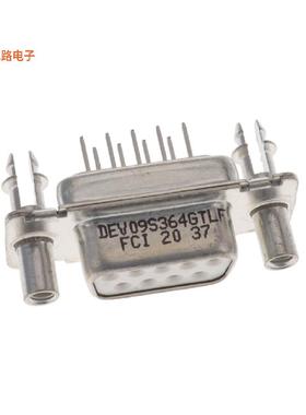 DEV09S364GTLF -原装[CONN D-SUB RCPT 9POS VERT SOLDERD-Sub