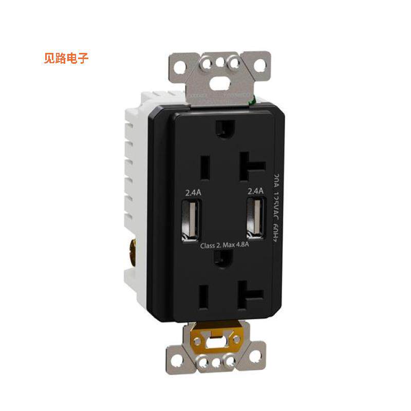 SQR55241BK -[全新USB A/A 4.8A CHARGR TR DUPLX 20A]