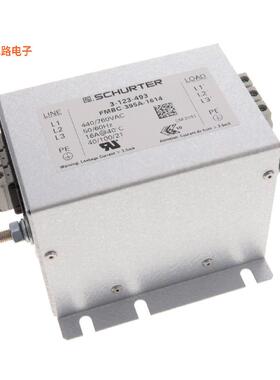 3-123-493 -原装[LINE FILTER 760VAC 16A CHASS MNT三相（角接）