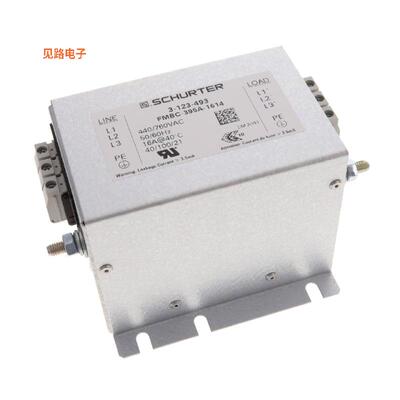 3-123-493 -原装[LINE FILTER 760VAC 16A CHASS MNT三相（角接）