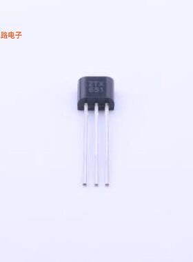 ZTX651 -[原装TRANS NPN 60V 2A E-LINETO-92
