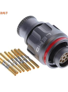 FGS.1M.308.XLMT -[全新CONN PLUG FMALE 8POS GOLD CRIMP]