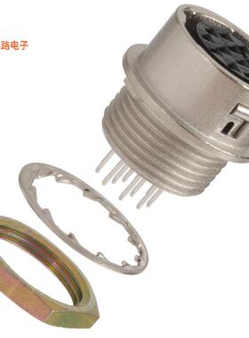 HR10A-10R-12SB(71) -[全新CONN RCPT FMALE 12P SILVER SLDR]