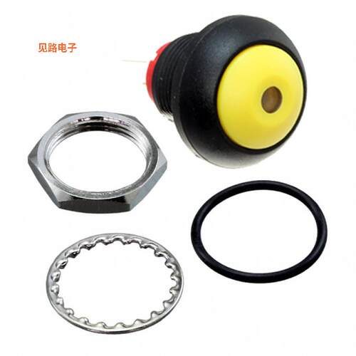 PB6B2FM5M1CAL01S500 -[全新SWITCH PUSH SPST-NO 125MA 125V]