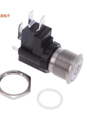 AVH19MSFPB122604 -[全新SWITCH PUSHBUTTON SPDT 26A 125V]