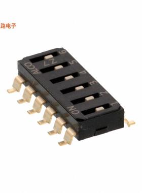 EDS06SGRSTR04Q -原装[SWITCH SLIDE DIP SPST 0.025A 24VSPST