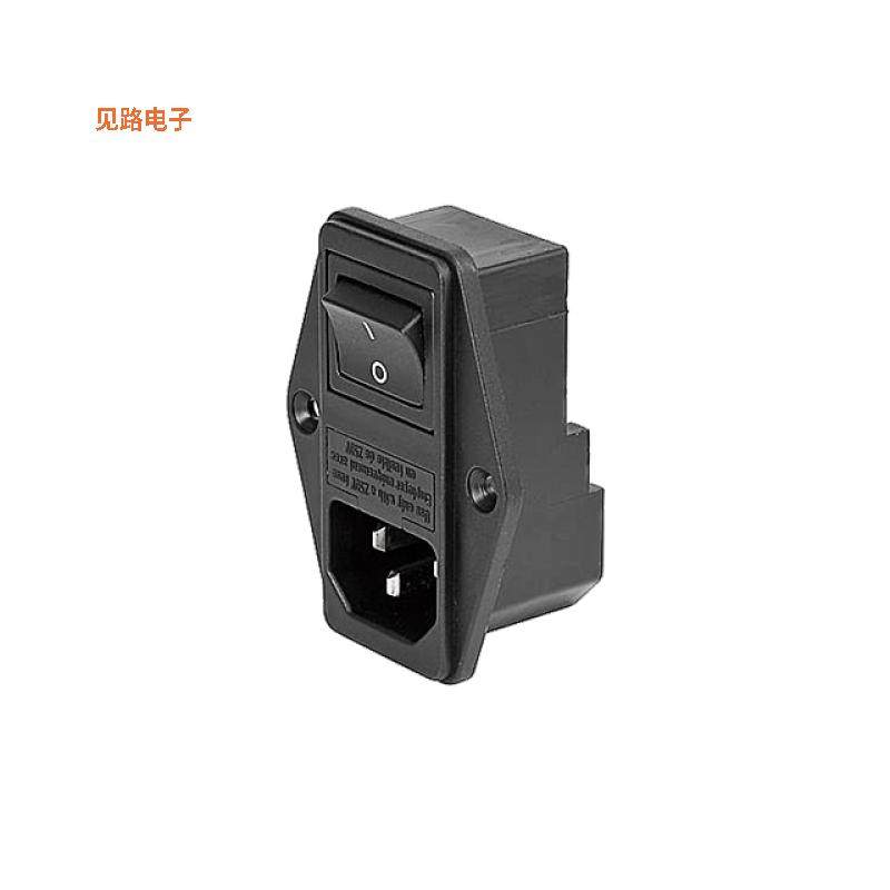 4304.6053 -原装[PWR ENT MOD RCPT IEC320-C14 PNLIEC 320-C14