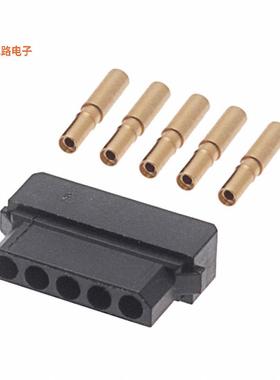 M80-8990505 -原装[CONN RCPT 5POS CRIMP 22AWG GOLD插座