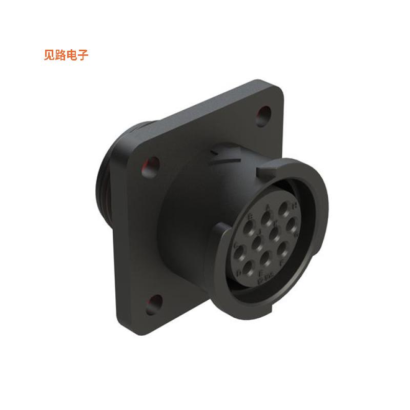 FLS012N10S03-PM -[全新10 POSITION SQUARE FLANGE RECEPT]