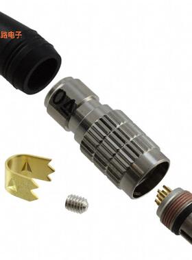 HR25-7TP-6P(72) -[全新CONN PLUG MALE 6P GOLD SLDR CUP]