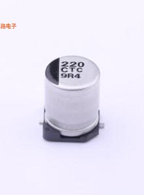 EEETC1C221P -[原装贴片型铝电解SMD,D8xL10.2mm