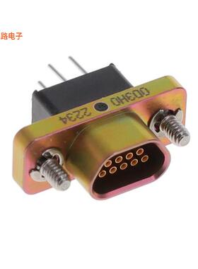 MK-243-009-235-4100 -[全新CONN MICRO-D RCPT 9POS VERT SLDR]