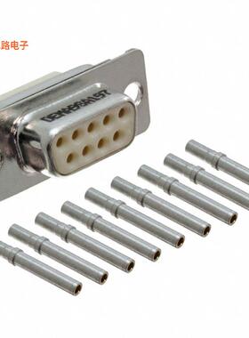 DEMA9SA197 -原装[CONN D-SUB RCPT 9P PNL MNT CRIMPD-Sub