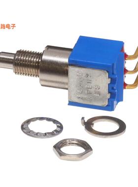 8436WCDB -原装[SWITCH PUSH SPDT 0.4VA 20V面板安装，直角，后