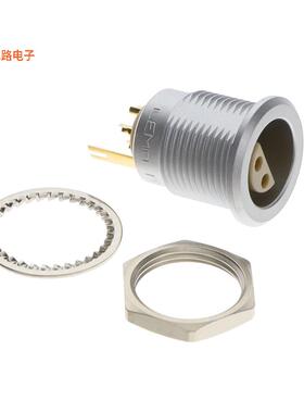 ERN.2S.304.CLL -[全新CONN CIRC RCPT 4P GOLD SLDR CUP]