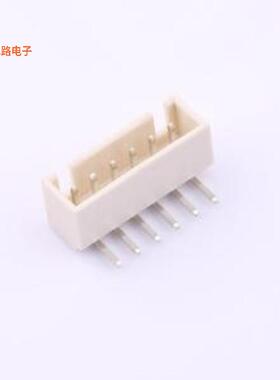 KH-A2504-06AW-M -[HA弯针 带扣弯针插件,P=2.5mm线对板针座