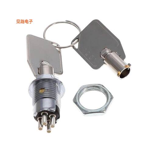 KO105B1001 -[全新SWITCH KEYLOCK 2POS SPDT 1A 125V]