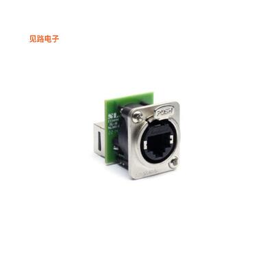 RJX8FD5T -原装[XLRNET D TYPE FEEDTHROUGH CAT5E插孔，8