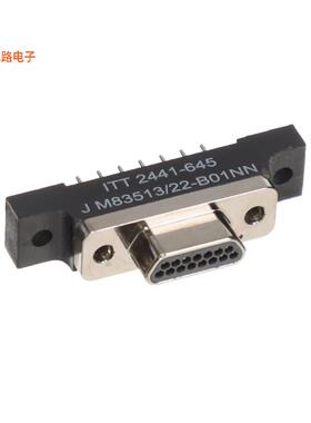 M83513/22-B01NN -[全新CONN MICRO-D PLG 15P PNL MT SLDR]