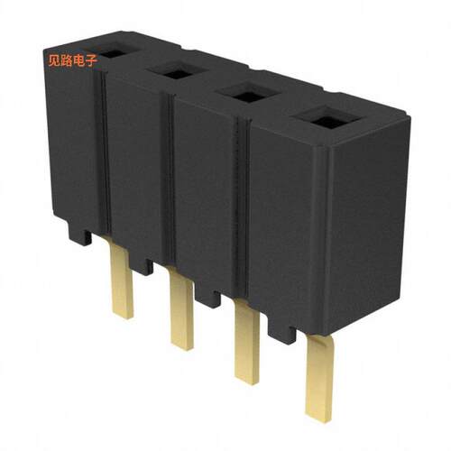 CES-104-01-G-S -[全新CONN RCPT 4POS 0.1 GOLD PCB]