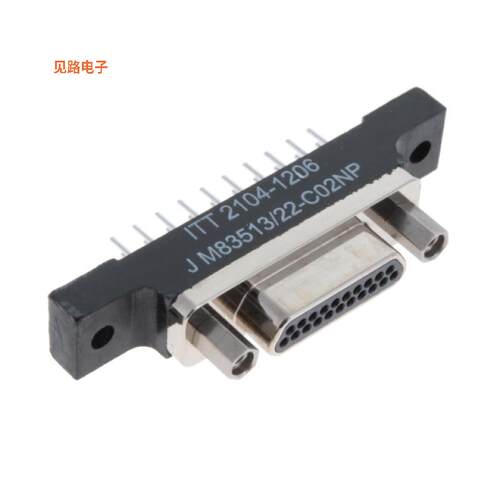 M83513/22-C02NP -[全新CONN MICRO-D PLG 21P PNL MT SLDR]