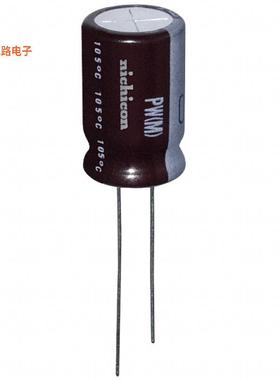 UPW1H391MHD -原装[CAP ALUM 390UF 20% 50V RADIAL TH390 F