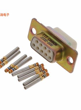 DEMAM-9S-A101 -原装[CONN D-SUB RCPT 9P PNL MNT CRIMPD-Sub