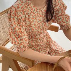 Round neck Floral Dress