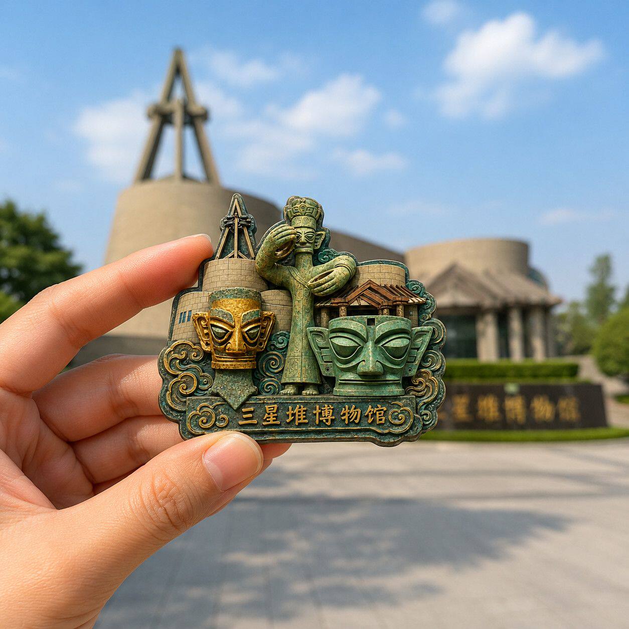 【限购一件】三星堆博物馆冰箱贴