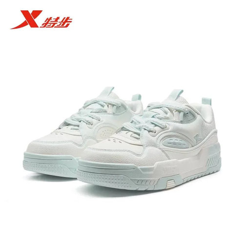 特步女鞋板鞋休闲鞋运动鞋